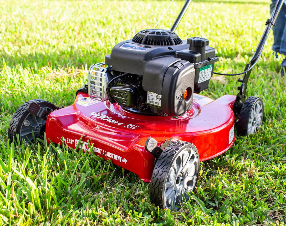 20-Inch 125cc Gas Push Mower with V-Twin Engine