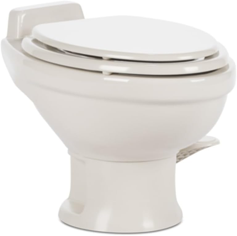 Standard-Height RV Toilet - White