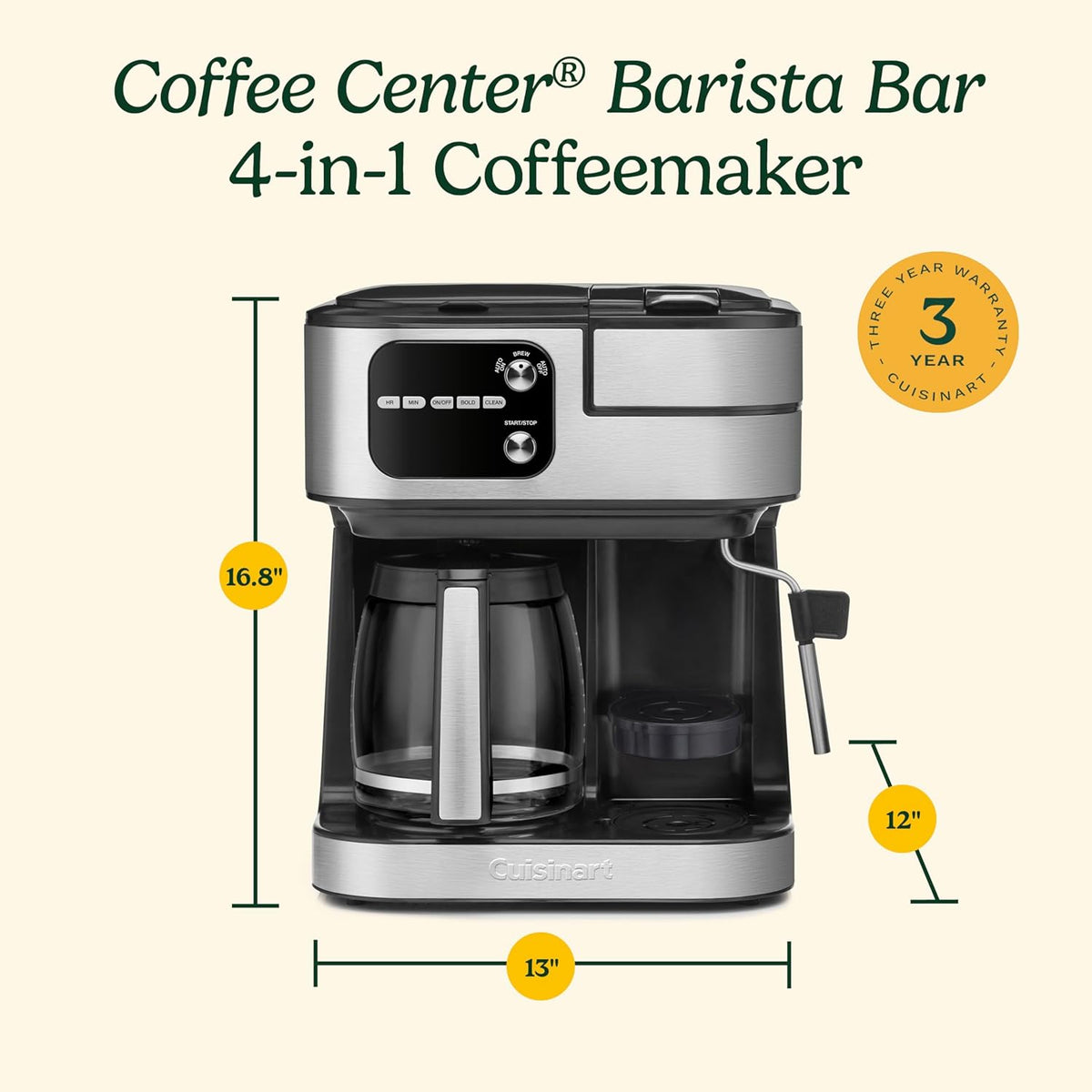 4-in-1 Coffee Center Barista Machine