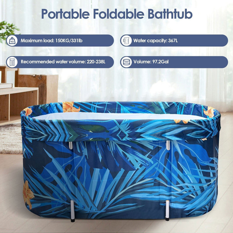 2023 Large Portable Folding Soaking Bathtub For Adults