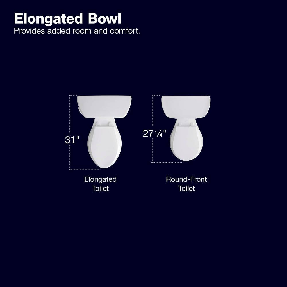 Extra-Tall Two-Piece Elongated Toilet - Model 78305-0