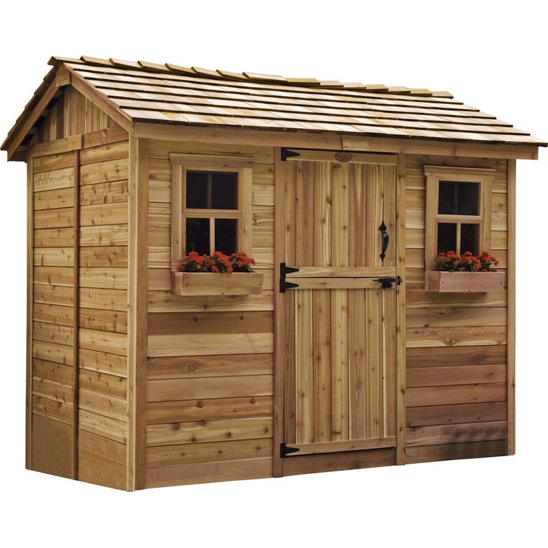 9-Ft. x 6-Ft. Wooden Storage Shed