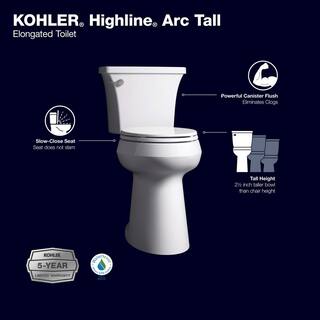 Extra-Tall Two-Piece Elongated Toilet - Model 78305-0