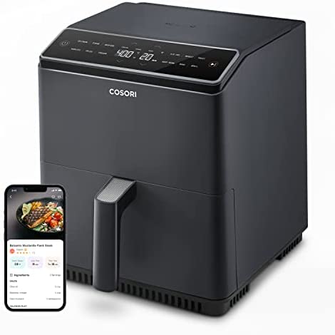 6.8-Qt. Air Fryer with Dual Heating and Smart Temperature Control